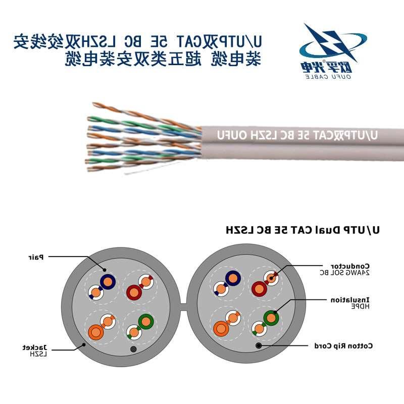 东区U/UTP超五类双4对非屏蔽电缆(24AWG)