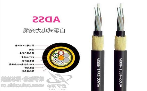 乐山市欧孚24芯ADSS光缆厂家价格批发 国标光缆-质量保证