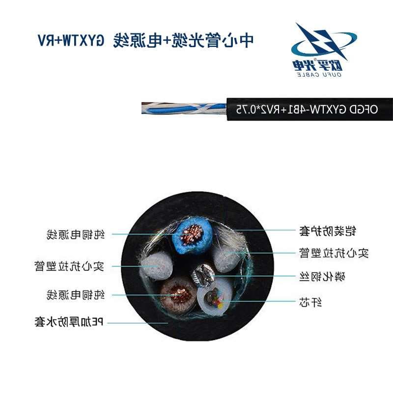 浙江中心管式光电复合缆